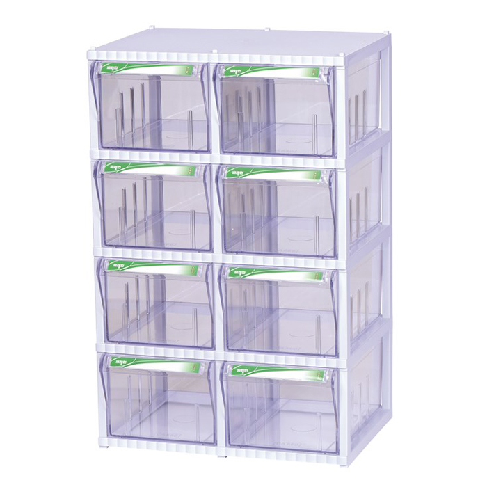 중앙브레인 > 부품박스  > 멀티부품박스  > CA510-4 투명 플라스틱 다용도 부품 정리 서랍 박스 상자 함 장