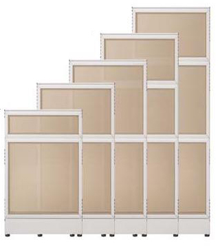 공간시스템 > 바하(Baha) 파티션  > BAHA-전면유리  > 바하 사무실 파티션 시리즈 전면유리 패널-높이1360mm