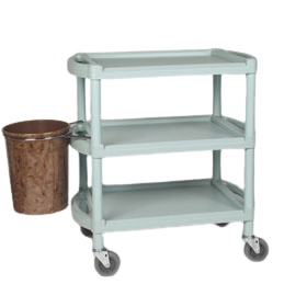 영림카트 > ABS시리즈  > 영림카트 YLCT-ABS101B-W 병원용 드레싱 카트