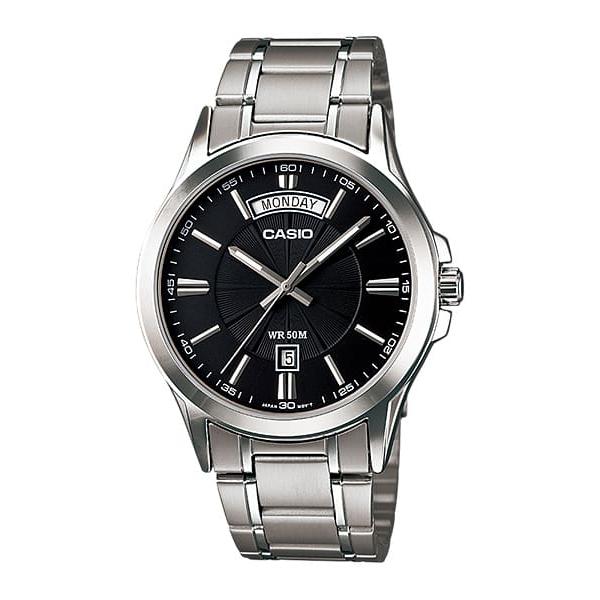 카시오워치스 > 아날로그 드레스시계(남성용)  > MTP-1381  > MTP-1381D-1A 카시오 남자 손목 시계
