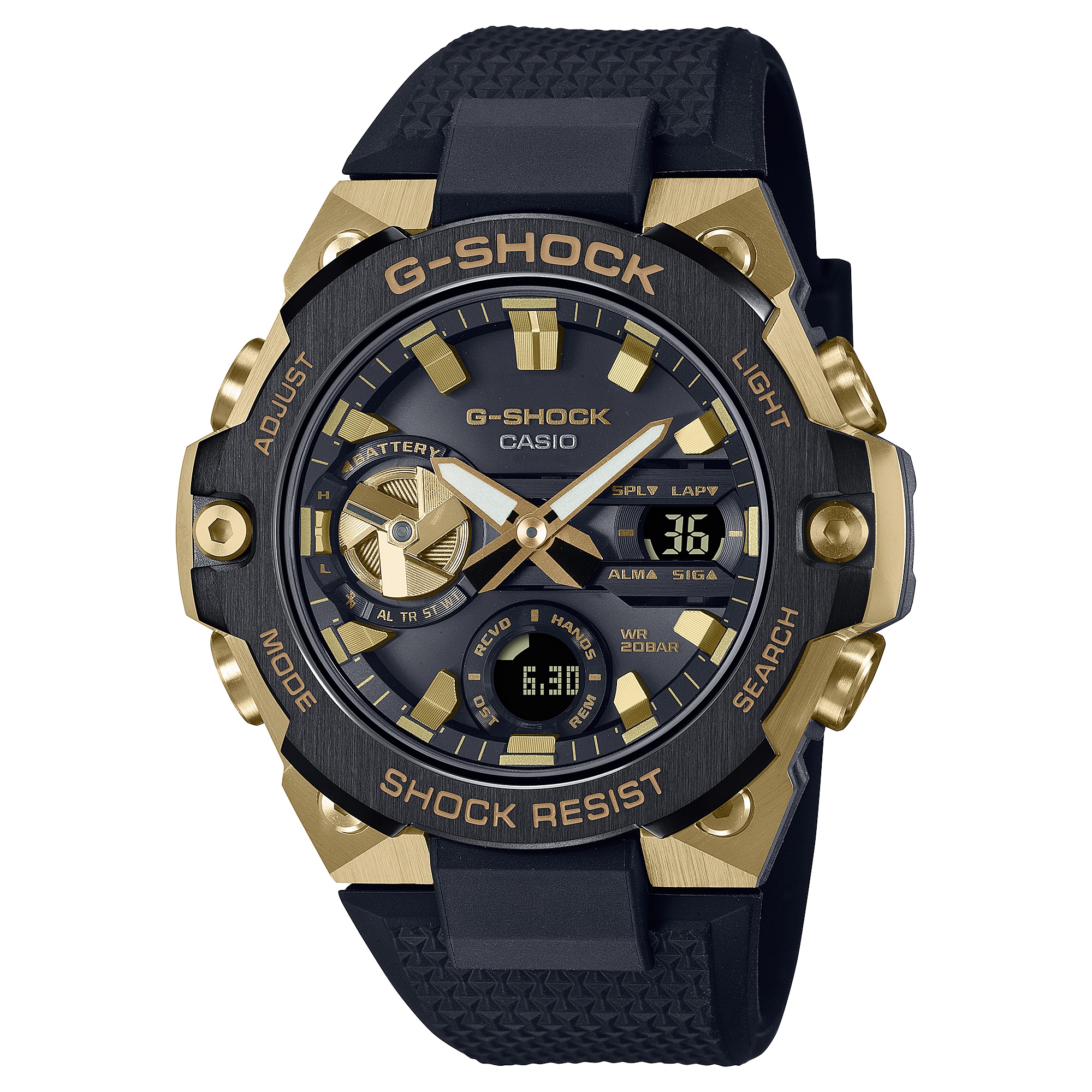카시오워치스 > G-SHOCK > GST > GST-B400GB-1A9 카시오 손목 시계