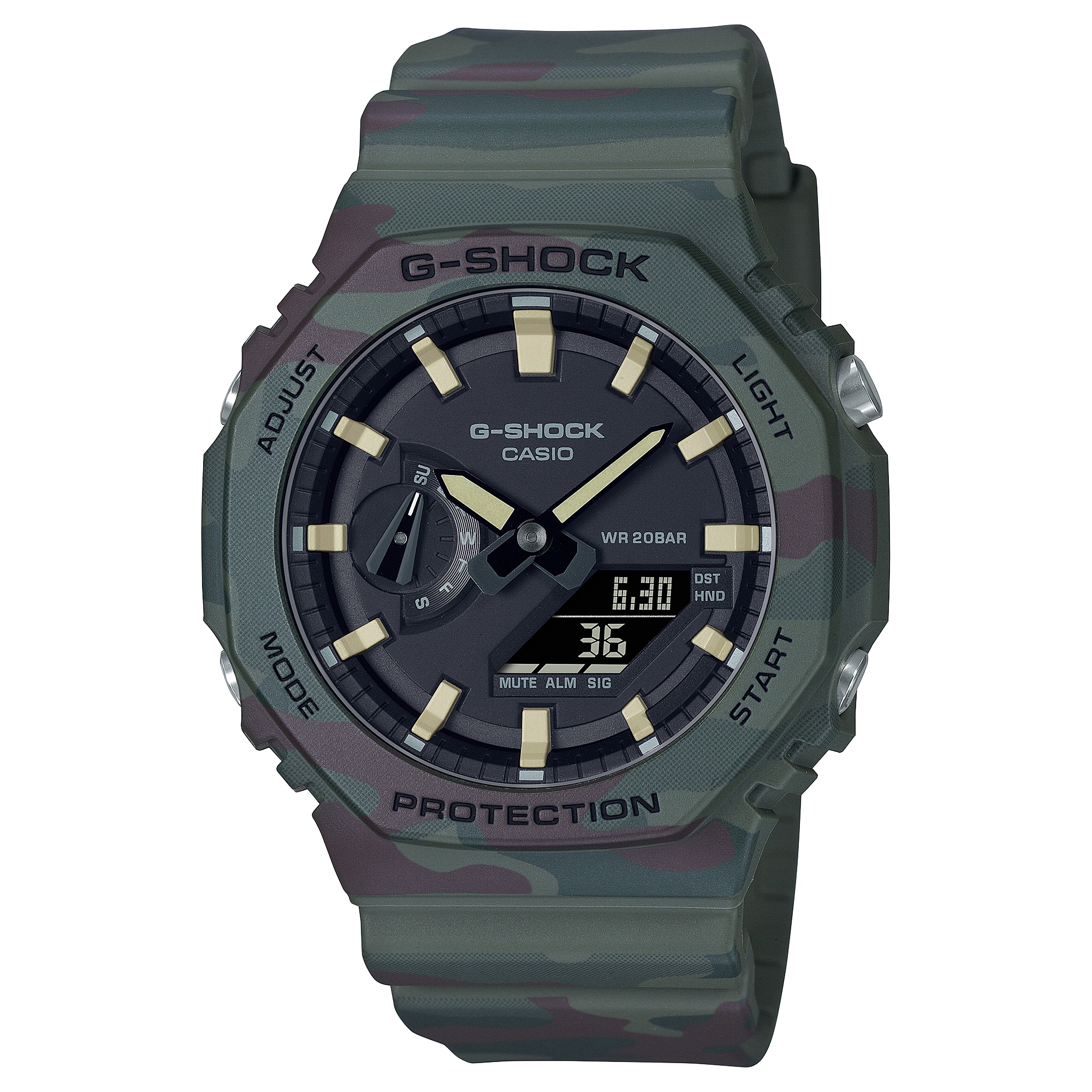 카시오워치스 > G-SHOCK  > GAE  > GAE-2100WE-3A 카시오 손목 시계