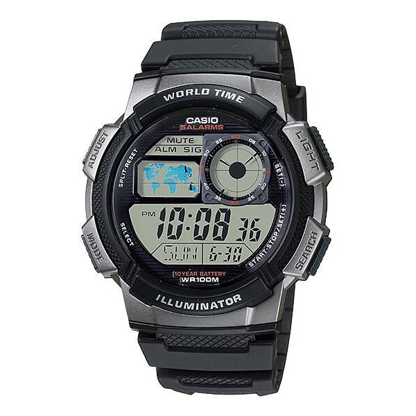 카시오워치스 > 디지털(전자) 스포츠시계(남성용)  > AE-1000  > AE-1000W-1B 카시오 손목 시계