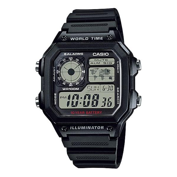 카시오워치스 > 100m방수  > AE-1200WH-1A 카시오 손목 시계