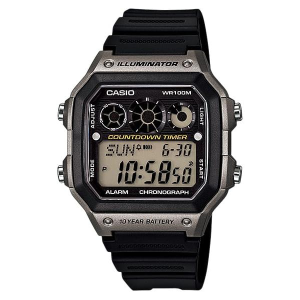 카시오워치스 > 디지털(전자) 스포츠시계(남성용)  > AE-1300  > AE-1300WH-8A 카시오 손목 시계