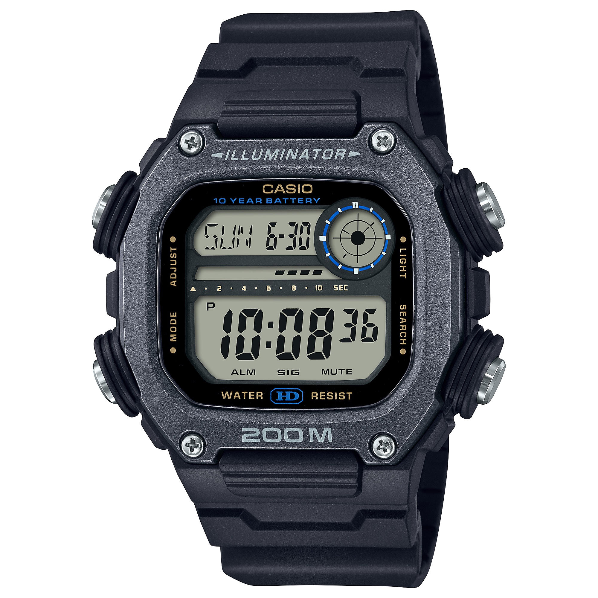 카시오워치스 > 200m방수 > DW-291HX-1A 카시오 손목 시계